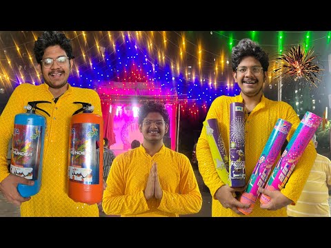 Full Enjoyment and Fun Crackers brushting 😍On Ganesh Chaturthi Vlog 2023