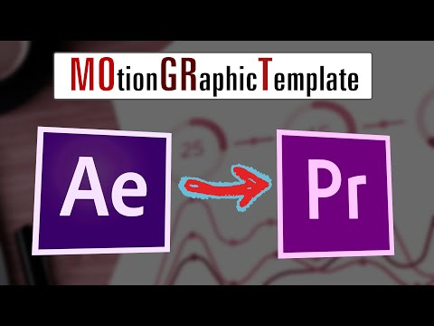 MOGRT. Что это? Как вывести в After effects и работать в Premiere