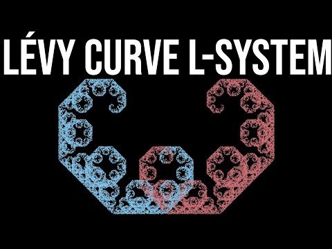 Levy Dragon L-System Visualization (65535 steps!)