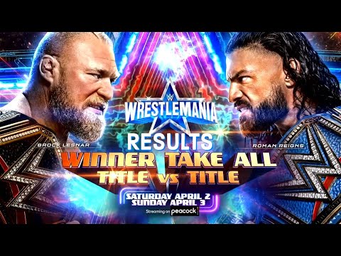 WrestleMania 38 Results