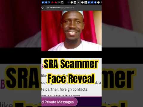 The face reveal of SRA Scammer #sra #salesrankingassistant