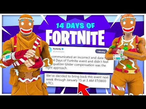 *14 DAYS OF FORTNITE* IS COMING BACK!! - Fortnite battle royale