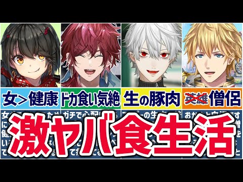 🌈にじさんじ🕒驚きの食生活をカミングアウトするライバーまとめ【ゆっくり解説】