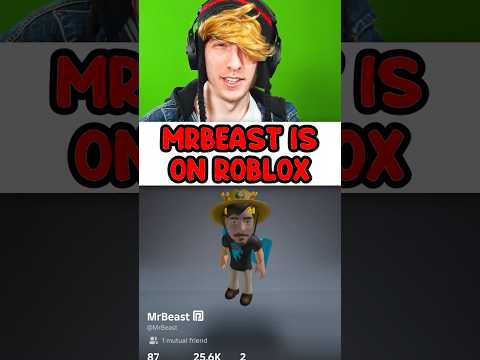 MrBeast Joined Roblox...