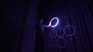 "Light Art Juggling" Tomohiro Kobayashi 小林智裕 「ライトアート ジャグリング」