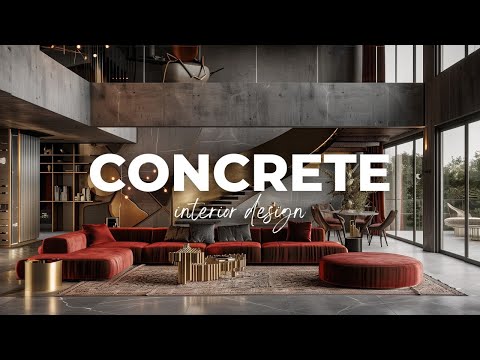 Concrete Interior Design: Modern Elegance with Texture