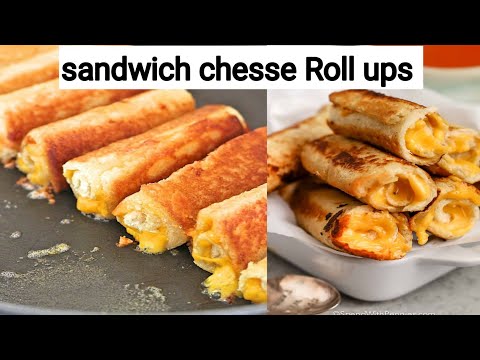 sandwich chesse roll ups| बच्चे बड़े सभी को पसंद आये ये tasty roll, kids tiffin idea,tea time snacks