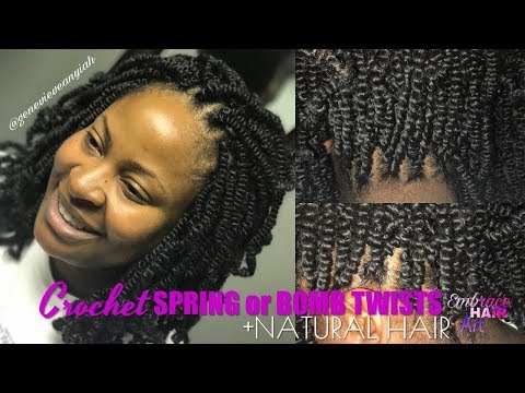 Crochet Spring and Bomb Twists