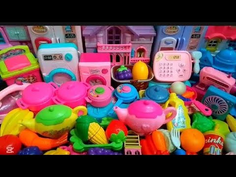 5:min satisfying unboxing | Hello kitty Sanrio miniature kitchen set | #asmr 🌈