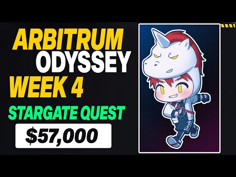 😱 Arbitrum Odyssey Week 4 Guide -🎁 Stargate Quest $57,000 In Rewards #arbitrumodyssey #arbitrum