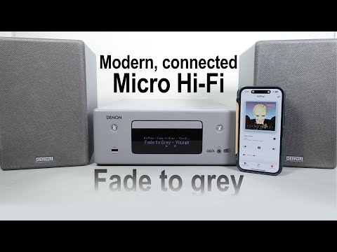 Modern, connected, Micro Hi Fi : Fade to grey - DENON CEOL-N11