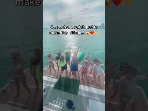 Miami 10 Million Dollar Yacht Trip #shorts #yacht #miami #party