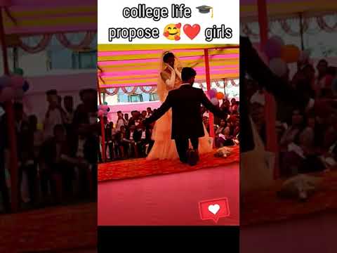 college🎓  girls propose on boy 👦 #shorts  #ytshorts  #viralshorts #lovestory #android