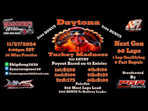 Ruff Neck Racing | Turkey Madness 150 | Daytona International Speedway | PGR eSports