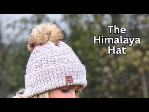 The HIMALAYA Hat | How to Crochet a Beanie Hat