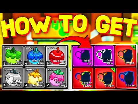 How To COLLECT BERRIES & CRAFT AURA COLORS FAST in BLOX FRUITS! ROBLOX