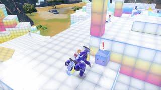 【ポケットモンスター バイオレット】 伝説のポケモン編#27 メタモンブロックで三半規管やられました(泣)