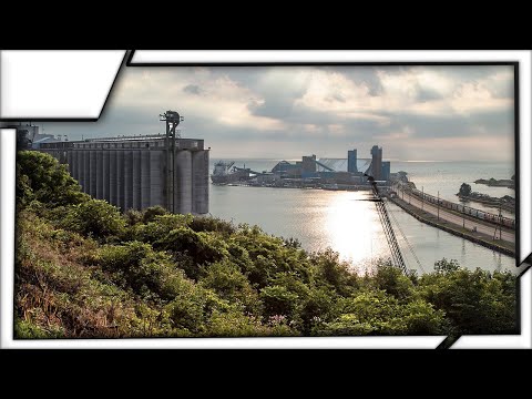 The Sifto Salt Mine in Goderich, Ontario, Canada - The largest underground salt mine in the w