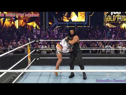 WWE 2K24 BROCK LAURA VS. ROMAN REIGNS #wwe #2024 #wrestling