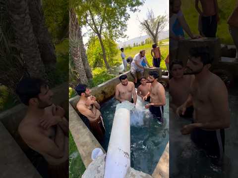 Enjoying in tube well 😻 | NAQVI VLOGS |