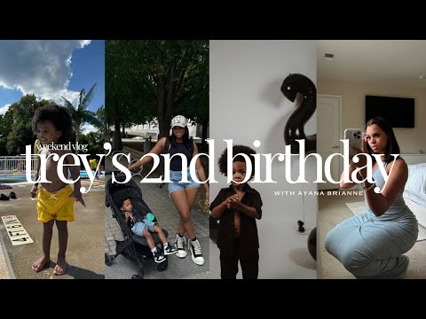 Trey’s 2nd Birthday Vlog !! 🤎