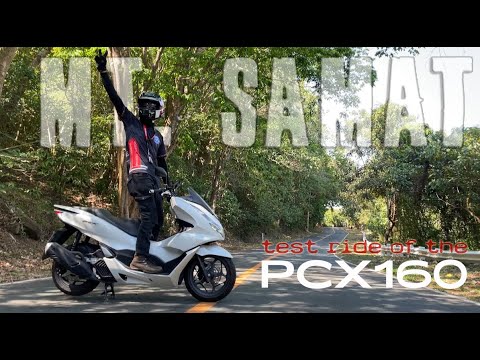 Mt  Samat Group Ride | Test Ride of the PCX160 | Top Speed and Uphill climb