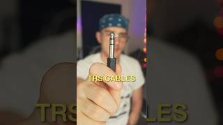 TRS vs TS cables #musicproducer #cables #musicgear #producertips #musician #bedroomproducer