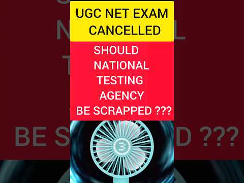 UGC NET EXAM Cancelled | Should NATIONAL TESTING AGENCY BE SCRAPPED | #shorts