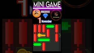 1st November Puzzle Game Trick, Hamster Kombat Easy steps #hamsterkombat #puzzle #blockchaingames