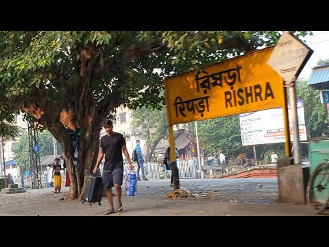 Rishra railway station West Bengal, Indian Railways Video in 4k ultra HD