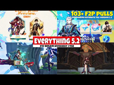 EVERYTHING WE KNOW ABOUT 5.2!! NEW BOSS, NEUVILLETTE RERUN, QoL, WELKIN MOON & MORE - Genshin Impact