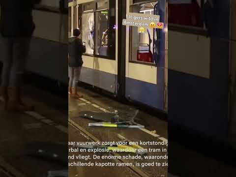 Crazy situation unfolds in Amsterdam 📌 📍 #breakingnews #superviral