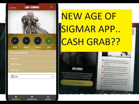 New Age Of Sigmar App.. Cash Grab??