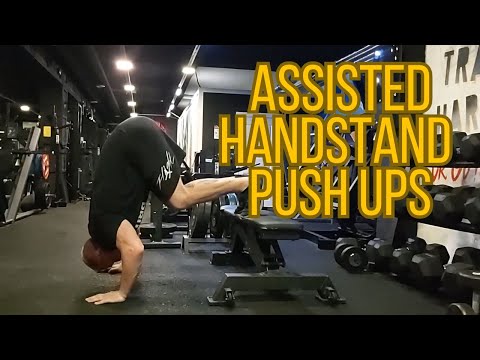 Wall or Assisted Handstand Push Ups /Gladiator Training Program