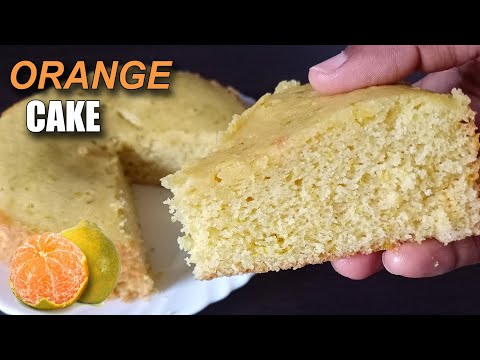 Orange cake recipe|| Tea time cake recipe without oven