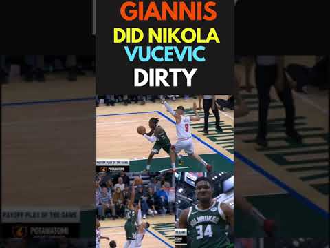 😱Giannis Did Nikola Vucevic DIRTY! #nba #espn #nbahighlights #short #trending #shorts