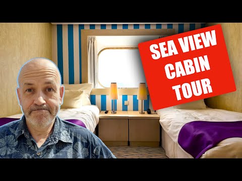 Ambassador Cruises Ambition-Cabin Tour and Tips-Outside Superior Plus 9049 SEA VIEW cabin