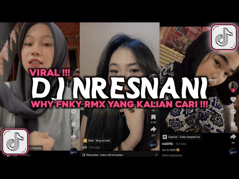 DJ NRESNANI WHY FNKY RMX || JANJI SETYO KU WINGI AKU ISEH KELINGAN VIRAL TIKTOK 2024