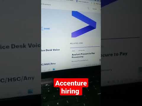 Accenture hiring freshers