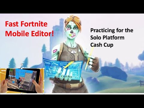 Practicing My Edits For The Cash Cup 😁 | Pro Fortnite Mobile | Creative Edit Course