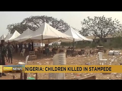 Deadly crush at Christmas funfair in Nigeria leaves 35 children dead