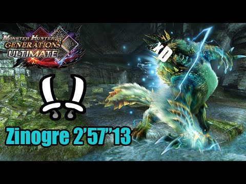 MHGU/MHXX | [G3] Return from the Pinnacle - Zinogre/ジンオウガ (Striker DB) 2'57''13 (TA rules)