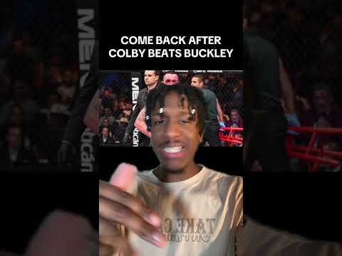 Come back AFTER Colby beats Buckley #ufc #colbycovington #joaquinbuckley