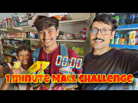 One Minute Challenge in Mall 🤣 #challenge #vlog