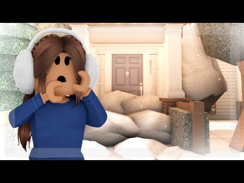 we got SNOWED IN... ❄️ *chaotic*┇Roblox Bloxburg Roleplay