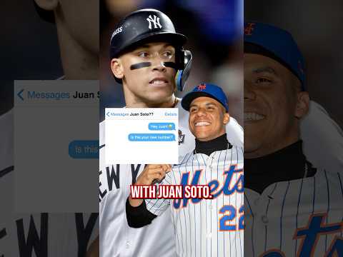 Yankees didn't hit up Juan Soto because he changed his number?? 🧐 #mlb #baseball #mets #freeagent