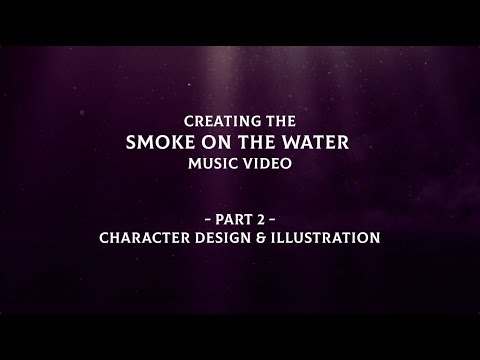 Deep Purple - Smoke On The Water - Character Design & Illustration (Behind The Scenes Pt 2)