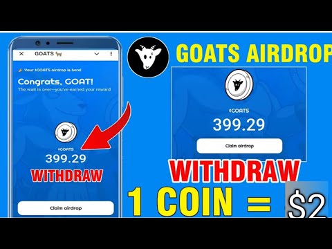 Goats Airdrop Claim And Withdraw || Goats Airdrop Price || Goats Airdrop Claim