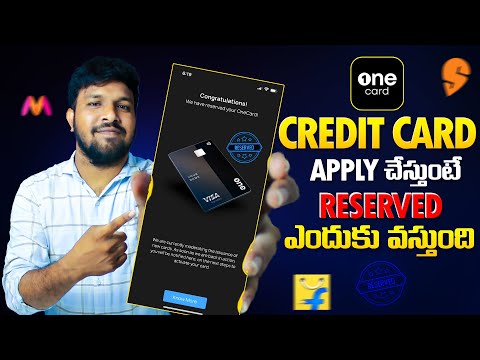 One Card Reserved Problem Telugu | We Have Reserved Your One Card Credit Card Problem Solve Telugu