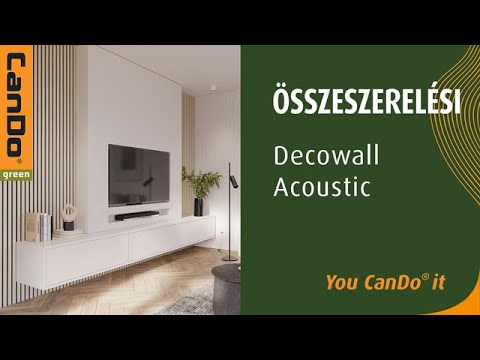 CanDo Green Decowall Acoustic - montázsvideó HU